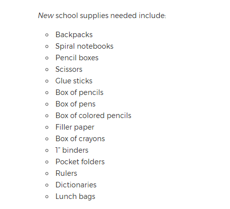 supplies - school